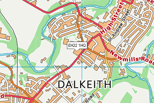 EH22 1HQ map - OS VectorMap District (Ordnance Survey) EH22 1HQ map - OS VectorMap District (Ordnance Survey)