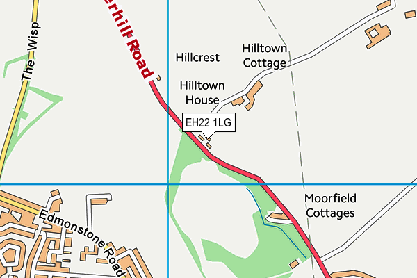 EH22 1LG map - OS VectorMap District (Ordnance Survey) EH22 1LG map - OS VectorMap District (Ordnance Survey)