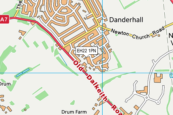 EH22 1PN map - OS VectorMap District (Ordnance Survey) EH22 1PN map - OS VectorMap District (Ordnance Survey)