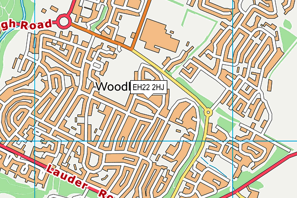 EH22 2HJ map - OS VectorMap District (Ordnance Survey) EH22 2HJ map - OS VectorMap District (Ordnance Survey)