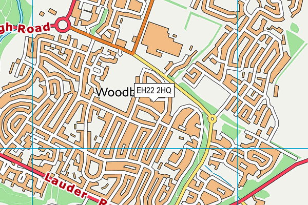 EH22 2HQ map - OS VectorMap District (Ordnance Survey) EH22 2HQ map - OS VectorMap District (Ordnance Survey)