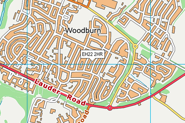 EH22 2HR map - OS VectorMap District (Ordnance Survey) EH22 2HR map - OS VectorMap District (Ordnance Survey)