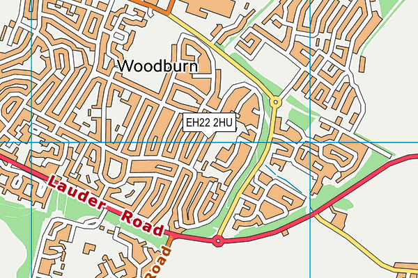EH22 2HU map - OS VectorMap District (Ordnance Survey) EH22 2HU map - OS VectorMap District (Ordnance Survey)