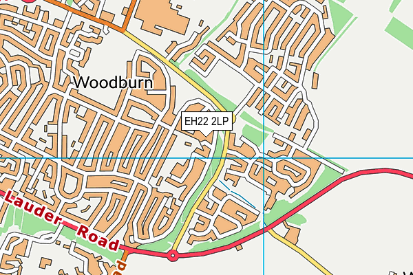 EH22 2LP map - OS VectorMap District (Ordnance Survey) EH22 2LP map - OS VectorMap District (Ordnance Survey)