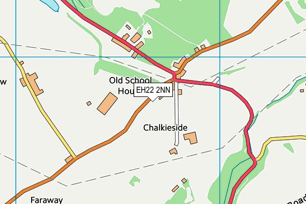 EH22 2NN map - OS VectorMap District (Ordnance Survey) EH22 2NN map - OS VectorMap District (Ordnance Survey)