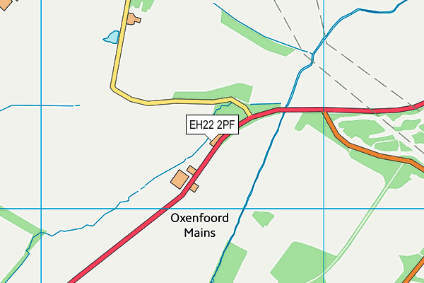 EH22 2PF map - OS VectorMap District (Ordnance Survey) EH22 2PF map - OS VectorMap District (Ordnance Survey)