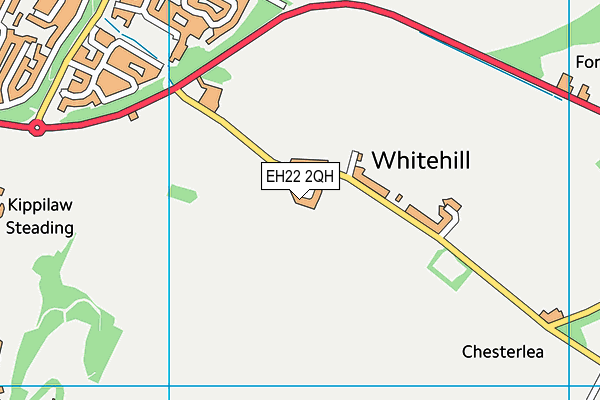 EH22 2QH map - OS VectorMap District (Ordnance Survey) EH22 2QH map - OS VectorMap District (Ordnance Survey)