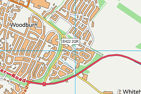 EH22 2QR map - OS VectorMap District (Ordnance Survey) EH22 2QR map - OS VectorMap District (Ordnance Survey)