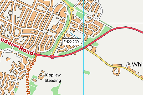 EH22 2QY map - OS VectorMap District (Ordnance Survey) EH22 2QY map - OS VectorMap District (Ordnance Survey)