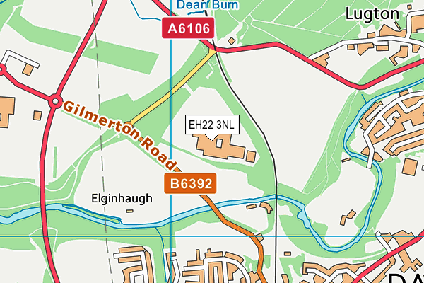 EH22 3NL map - OS VectorMap District (Ordnance Survey) EH22 3NL map - OS VectorMap District (Ordnance Survey)