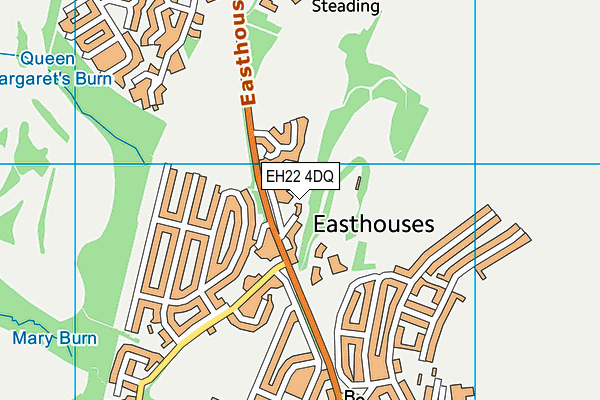 EH22 4DQ map - OS VectorMap District (Ordnance Survey) EH22 4DQ map - OS VectorMap District (Ordnance Survey)