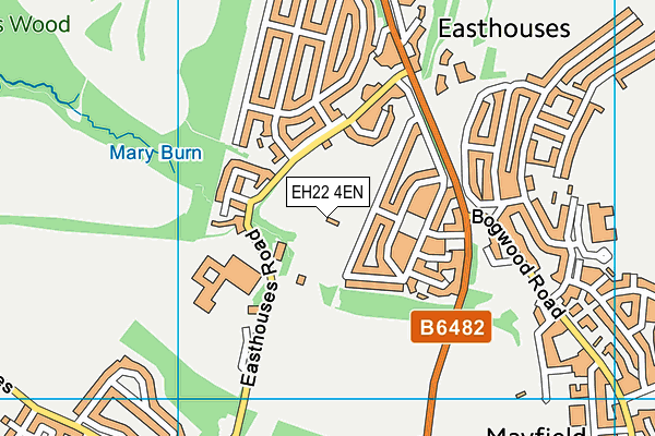 EH22 4EN map - OS VectorMap District (Ordnance Survey) EH22 4EN map - OS VectorMap District (Ordnance Survey)
