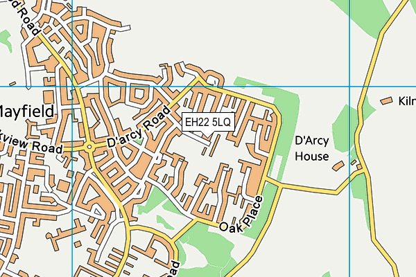 EH22 5LQ map - OS VectorMap District (Ordnance Survey) EH22 5LQ map - OS VectorMap District (Ordnance Survey)