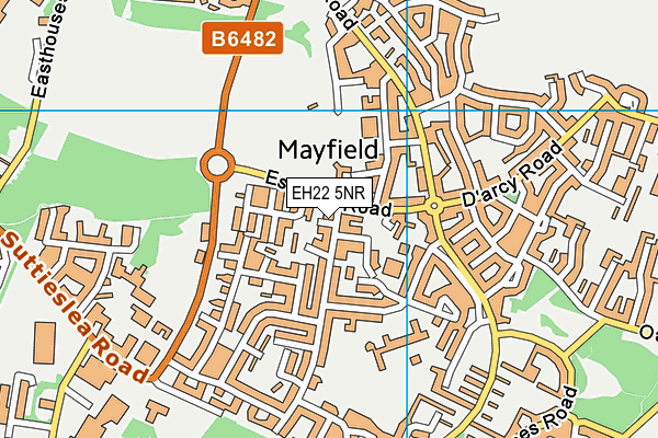 EH22 5NR map - OS VectorMap District (Ordnance Survey) EH22 5NR map - OS VectorMap District (Ordnance Survey)