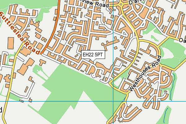 EH22 5PT map - OS VectorMap District (Ordnance Survey) EH22 5PT map - OS VectorMap District (Ordnance Survey)