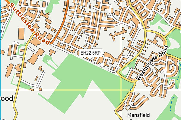 EH22 5RP map - OS VectorMap District (Ordnance Survey) EH22 5RP map - OS VectorMap District (Ordnance Survey)