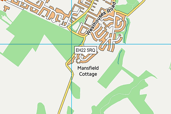 EH22 5RQ map - OS VectorMap District (Ordnance Survey) EH22 5RQ map - OS VectorMap District (Ordnance Survey)