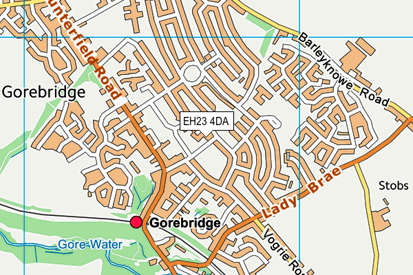 EH23 4DA map - OS VectorMap District (Ordnance Survey) EH23 4DA map - OS VectorMap District (Ordnance Survey)