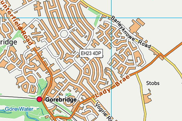 EH23 4DP map - OS VectorMap District (Ordnance Survey) EH23 4DP map - OS VectorMap District (Ordnance Survey)