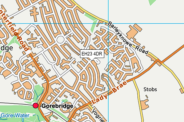 EH23 4DR map - OS VectorMap District (Ordnance Survey) EH23 4DR map - OS VectorMap District (Ordnance Survey)