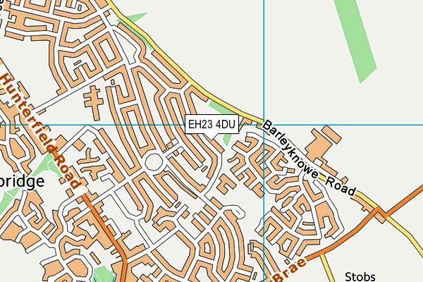 EH23 4DU map - OS VectorMap District (Ordnance Survey) EH23 4DU map - OS VectorMap District (Ordnance Survey)