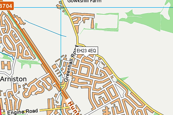 EH23 4EQ map - OS VectorMap District (Ordnance Survey) EH23 4EQ map - OS VectorMap District (Ordnance Survey)