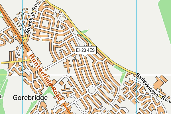 EH23 4ES map - OS VectorMap District (Ordnance Survey) EH23 4ES map - OS VectorMap District (Ordnance Survey)