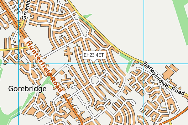 EH23 4ET map - OS VectorMap District (Ordnance Survey) EH23 4ET map - OS VectorMap District (Ordnance Survey)
