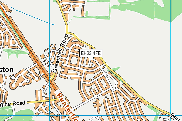 EH23 4FE map - OS VectorMap District (Ordnance Survey) EH23 4FE map - OS VectorMap District (Ordnance Survey)