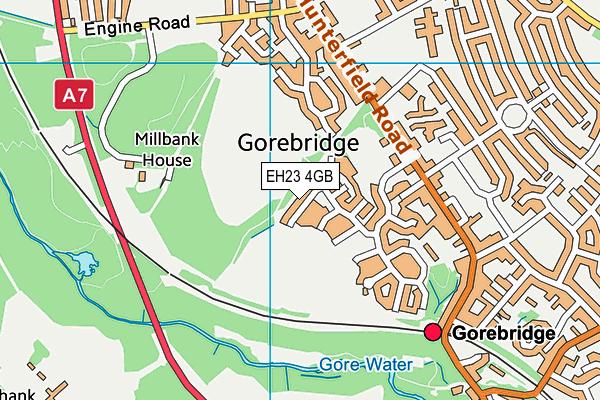 EH23 4GB map - OS VectorMap District (Ordnance Survey) EH23 4GB map - OS VectorMap District (Ordnance Survey)