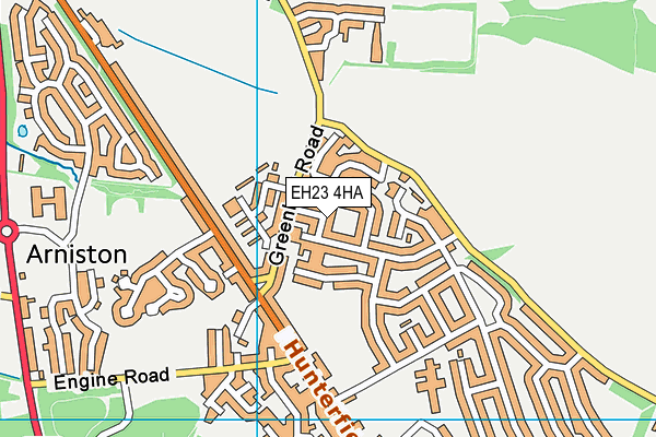 EH23 4HA map - OS VectorMap District (Ordnance Survey) EH23 4HA map - OS VectorMap District (Ordnance Survey)