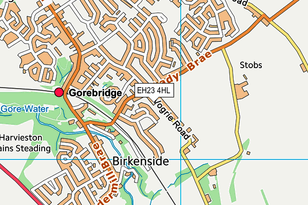 EH23 4HL map - OS VectorMap District (Ordnance Survey) EH23 4HL map - OS VectorMap District (Ordnance Survey)