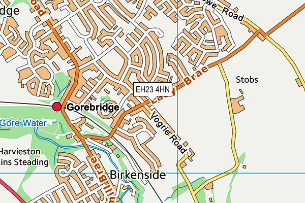 EH23 4HN map - OS VectorMap District (Ordnance Survey) EH23 4HN map - OS VectorMap District (Ordnance Survey)
