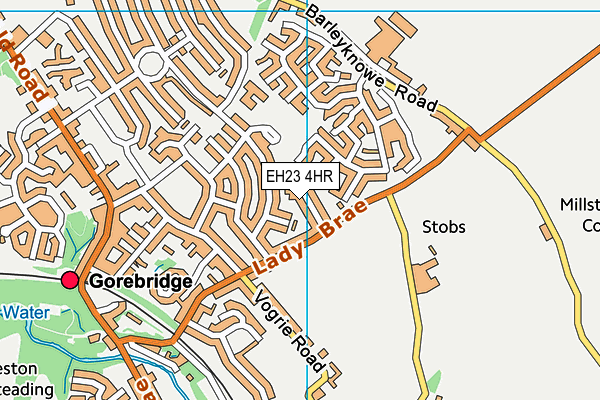 EH23 4HR map - OS VectorMap District (Ordnance Survey) EH23 4HR map - OS VectorMap District (Ordnance Survey)