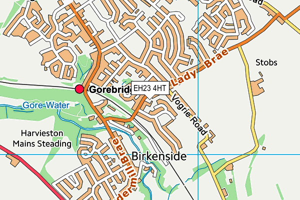 EH23 4HT map - OS VectorMap District (Ordnance Survey) EH23 4HT map - OS VectorMap District (Ordnance Survey)