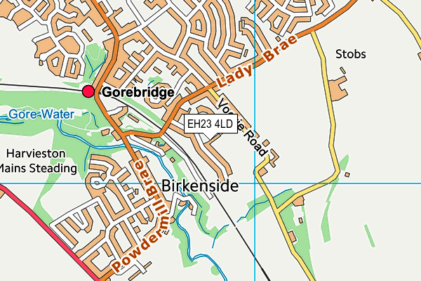 EH23 4LD map - OS VectorMap District (Ordnance Survey) EH23 4LD map - OS VectorMap District (Ordnance Survey)