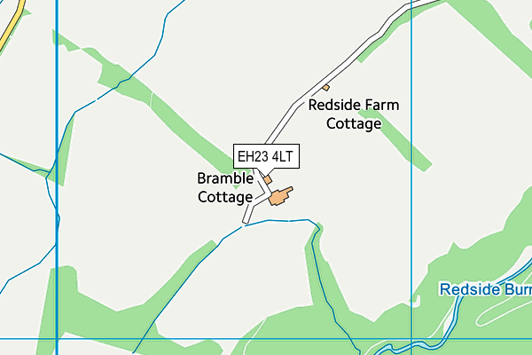 EH23 4LT map - OS VectorMap District (Ordnance Survey) EH23 4LT map - OS VectorMap District (Ordnance Survey)