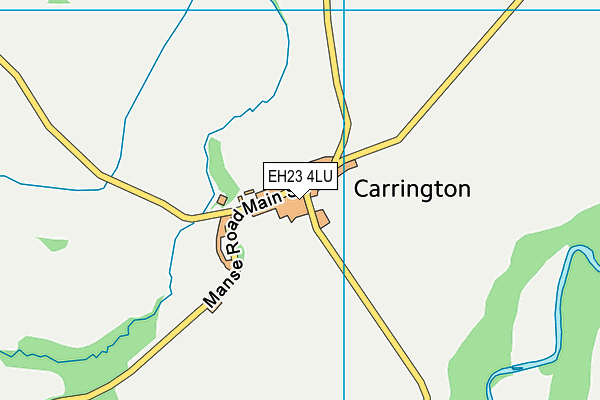 EH23 4LU map - OS VectorMap District (Ordnance Survey) EH23 4LU map - OS VectorMap District (Ordnance Survey)