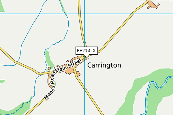 EH23 4LX map - OS VectorMap District (Ordnance Survey) EH23 4LX map - OS VectorMap District (Ordnance Survey)