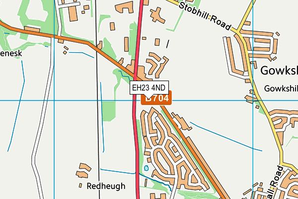 EH23 4ND map - OS VectorMap District (Ordnance Survey) EH23 4ND map - OS VectorMap District (Ordnance Survey)