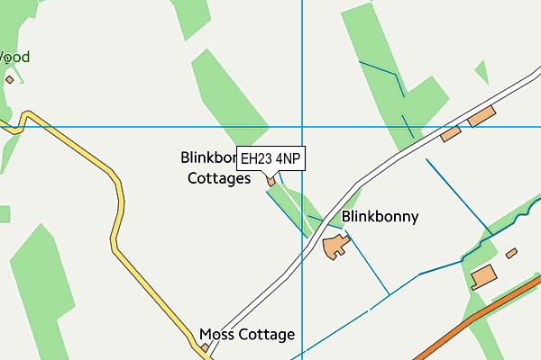 EH23 4NP map - OS VectorMap District (Ordnance Survey) EH23 4NP map - OS VectorMap District (Ordnance Survey)