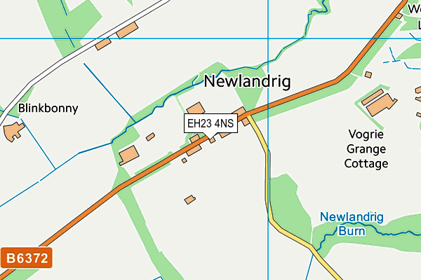 EH23 4NS map - OS VectorMap District (Ordnance Survey)