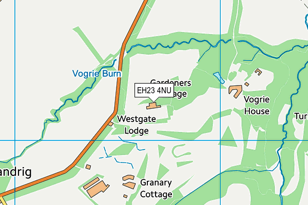 EH23 4NU map - OS VectorMap District (Ordnance Survey) EH23 4NU map - OS VectorMap District (Ordnance Survey)