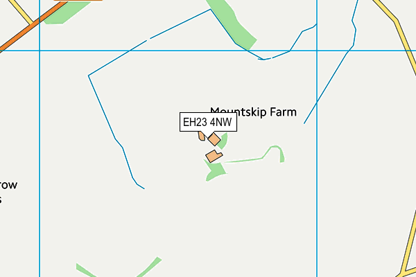 EH23 4NW map - OS VectorMap District (Ordnance Survey) EH23 4NW map - OS VectorMap District (Ordnance Survey)