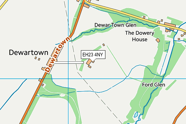 EH23 4NY map - OS VectorMap District (Ordnance Survey) EH23 4NY map - OS VectorMap District (Ordnance Survey)