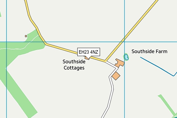 EH23 4NZ map - OS VectorMap District (Ordnance Survey) EH23 4NZ map - OS VectorMap District (Ordnance Survey)