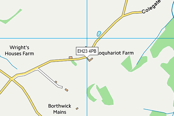 EH23 4PB map - OS VectorMap District (Ordnance Survey) EH23 4PB map - OS VectorMap District (Ordnance Survey)