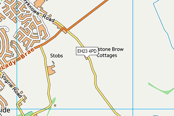 EH23 4PD map - OS VectorMap District (Ordnance Survey) EH23 4PD map - OS VectorMap District (Ordnance Survey)