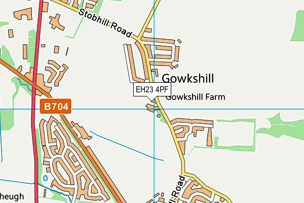 EH23 4PF map - OS VectorMap District (Ordnance Survey) EH23 4PF map - OS VectorMap District (Ordnance Survey)