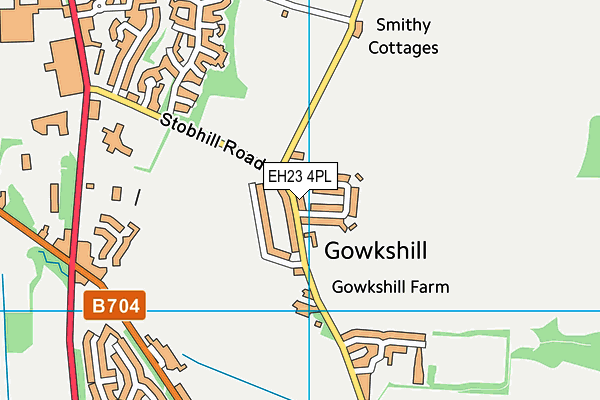 EH23 4PL map - OS VectorMap District (Ordnance Survey) EH23 4PL map - OS VectorMap District (Ordnance Survey)